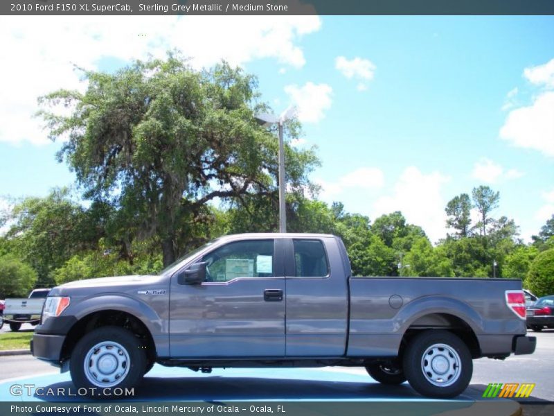 Sterling Grey Metallic / Medium Stone 2010 Ford F150 XL SuperCab