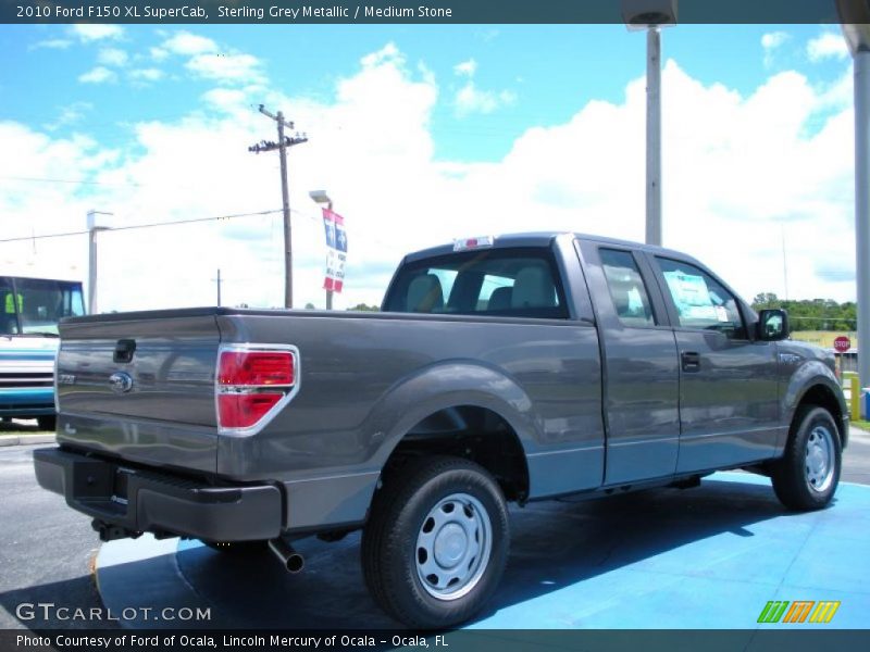 Sterling Grey Metallic / Medium Stone 2010 Ford F150 XL SuperCab