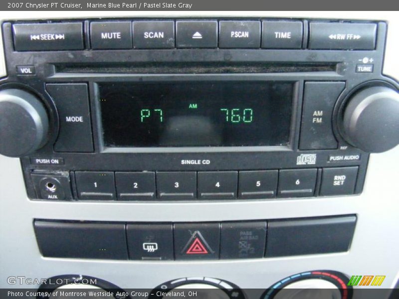 Marine Blue Pearl / Pastel Slate Gray 2007 Chrysler PT Cruiser