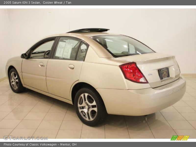 Golden Wheat / Tan 2005 Saturn ION 3 Sedan