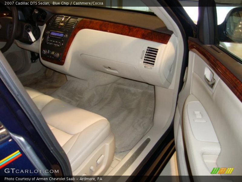 Blue Chip / Cashmere/Cocoa 2007 Cadillac DTS Sedan