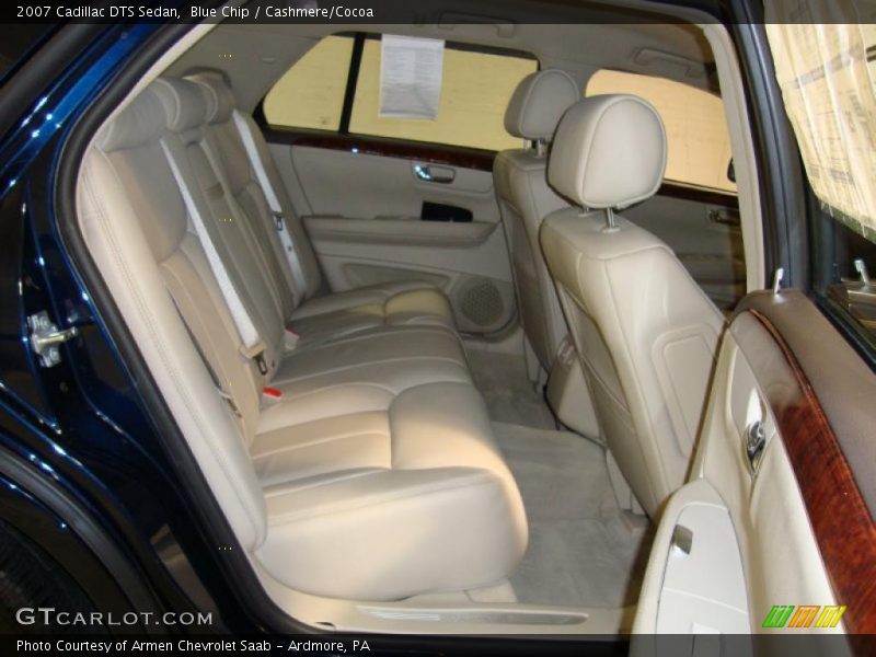 Blue Chip / Cashmere/Cocoa 2007 Cadillac DTS Sedan