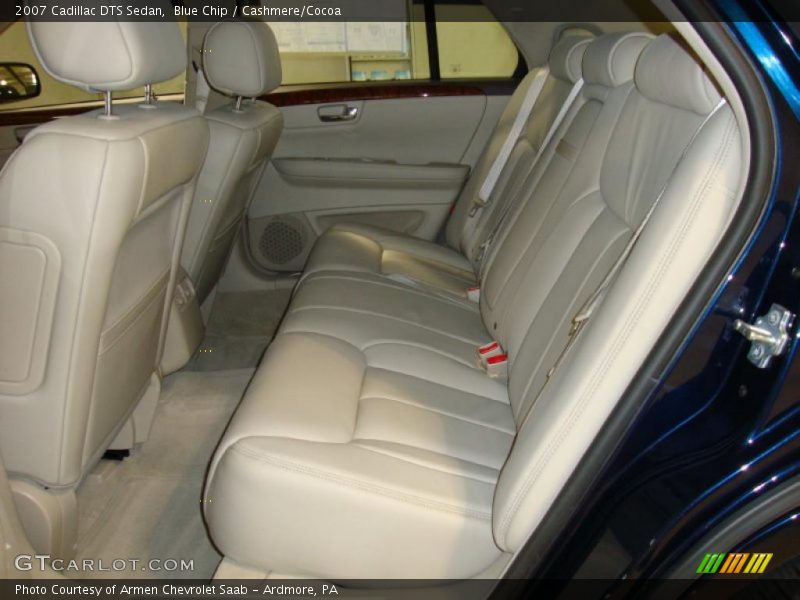 Blue Chip / Cashmere/Cocoa 2007 Cadillac DTS Sedan