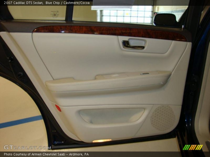 Blue Chip / Cashmere/Cocoa 2007 Cadillac DTS Sedan