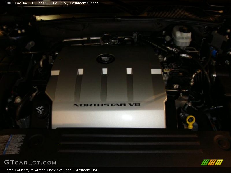 Blue Chip / Cashmere/Cocoa 2007 Cadillac DTS Sedan