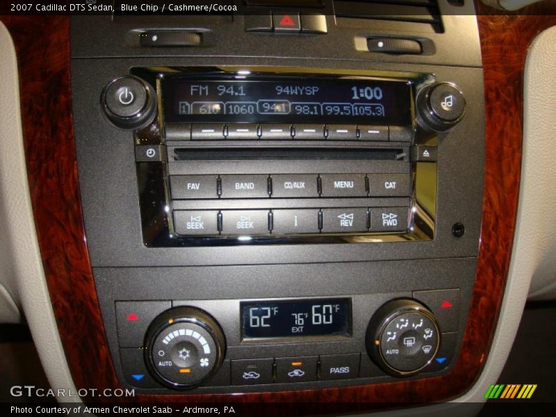 Blue Chip / Cashmere/Cocoa 2007 Cadillac DTS Sedan
