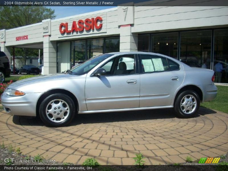 Sterling Silver Metallic / Pewter 2004 Oldsmobile Alero GX Sedan