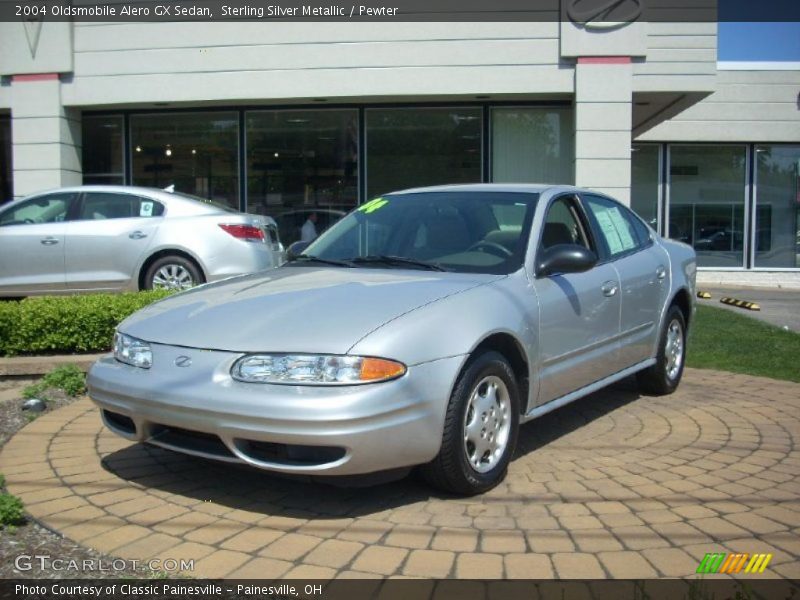 Sterling Silver Metallic / Pewter 2004 Oldsmobile Alero GX Sedan