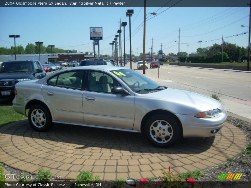 Sterling Silver Metallic / Pewter 2004 Oldsmobile Alero GX Sedan