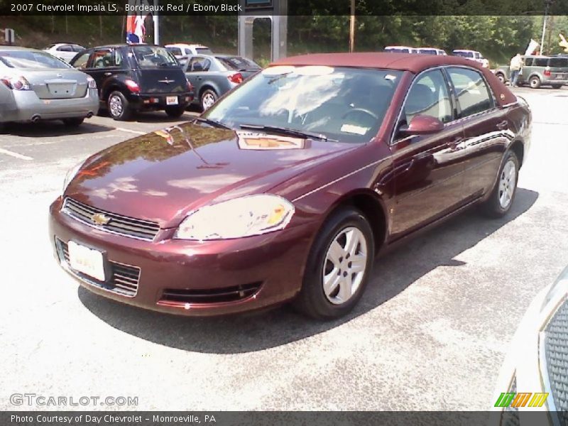 Bordeaux Red / Ebony Black 2007 Chevrolet Impala LS