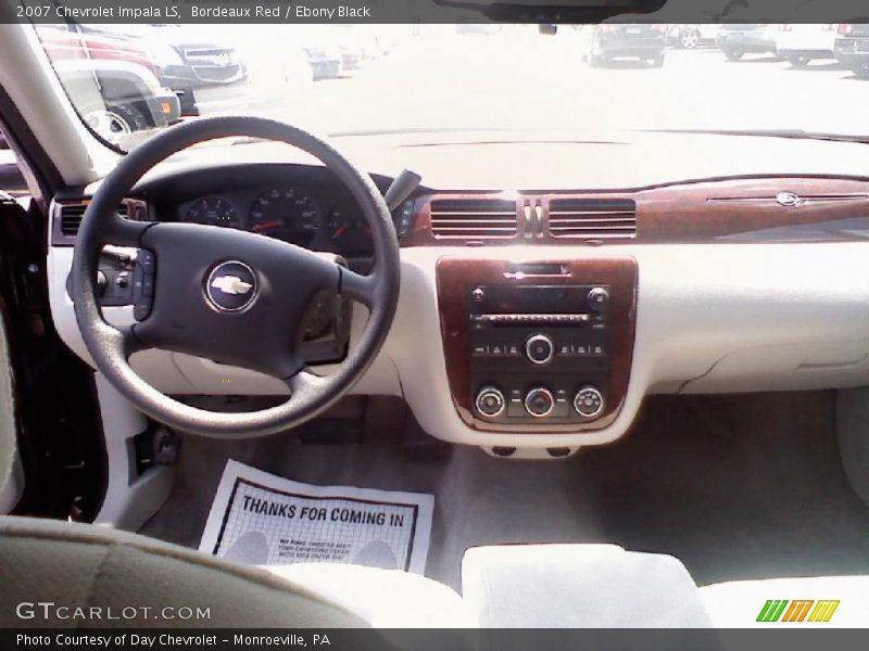 Bordeaux Red / Ebony Black 2007 Chevrolet Impala LS