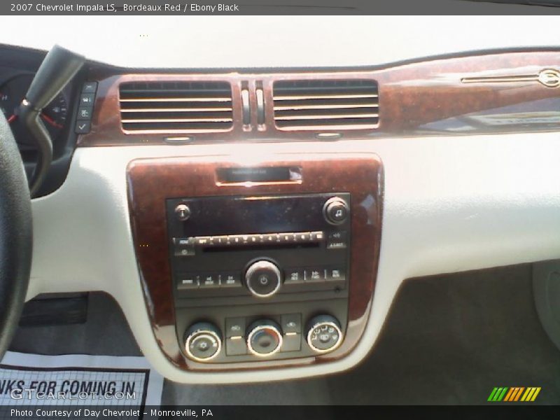 Bordeaux Red / Ebony Black 2007 Chevrolet Impala LS