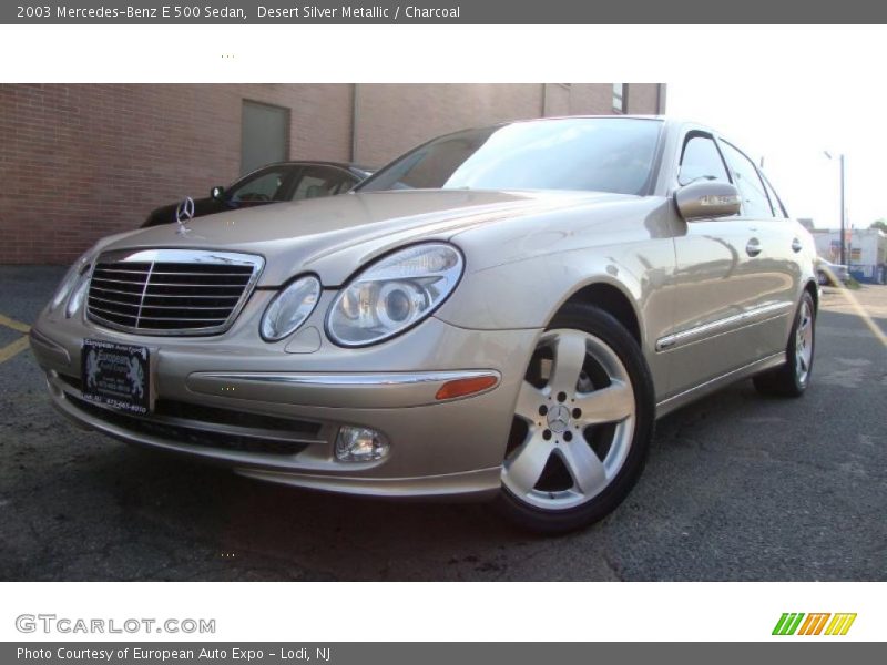 Desert Silver Metallic / Charcoal 2003 Mercedes-Benz E 500 Sedan