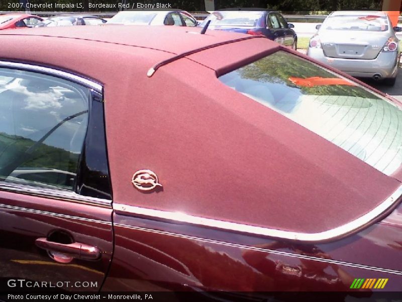 Bordeaux Red / Ebony Black 2007 Chevrolet Impala LS