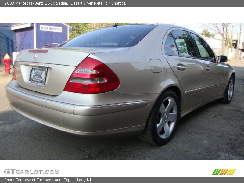 Desert Silver Metallic / Charcoal 2003 Mercedes-Benz E 500 Sedan