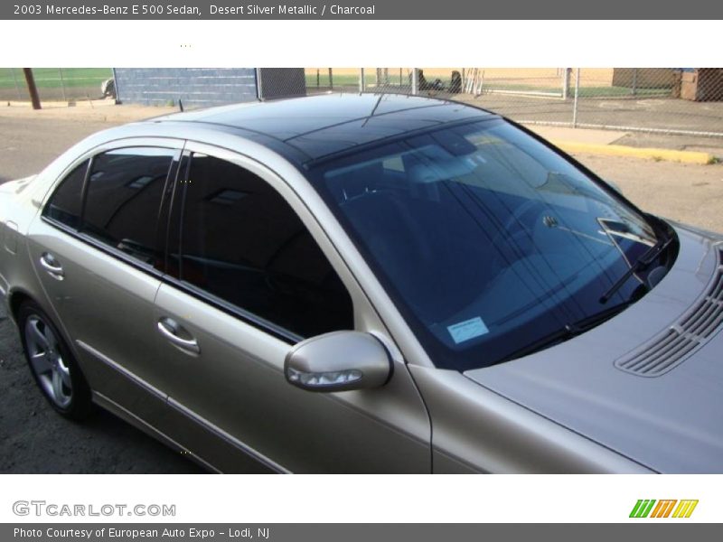 Desert Silver Metallic / Charcoal 2003 Mercedes-Benz E 500 Sedan