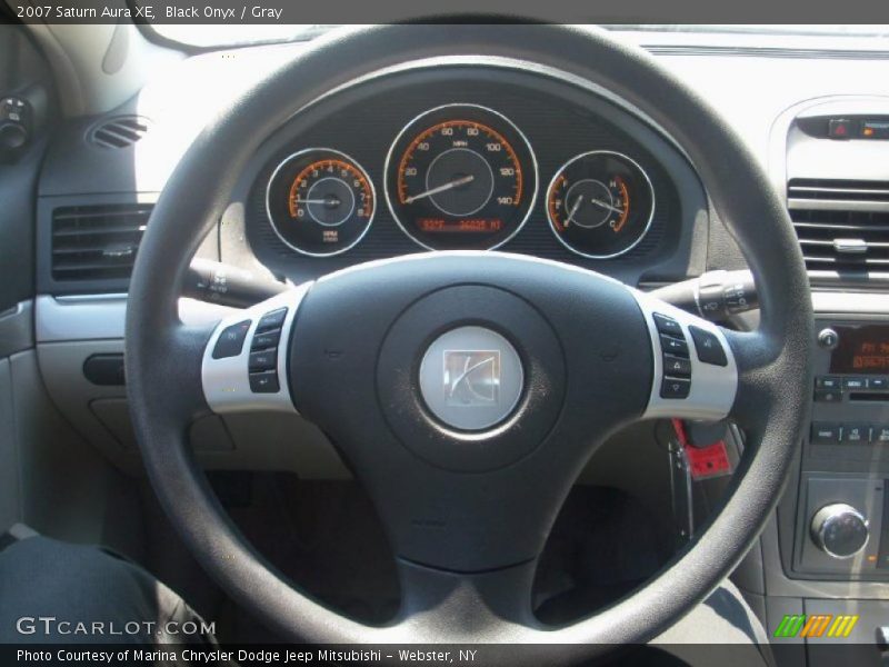 Black Onyx / Gray 2007 Saturn Aura XE