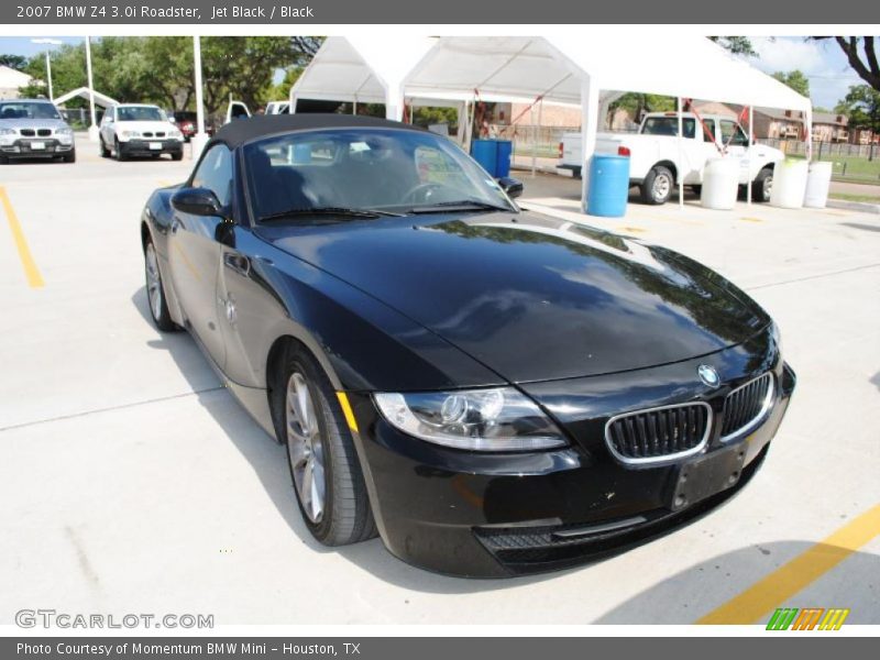 Jet Black / Black 2007 BMW Z4 3.0i Roadster
