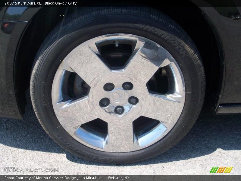 Black Onyx / Gray 2007 Saturn Aura XE