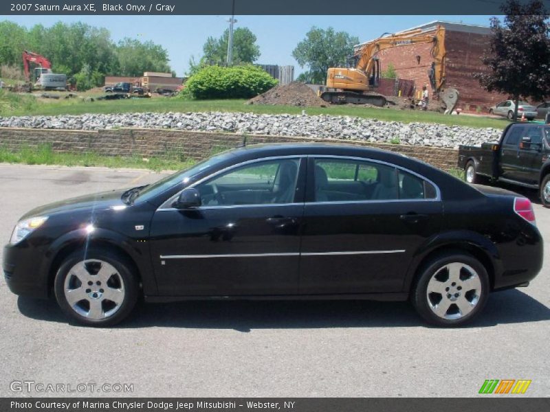 Black Onyx / Gray 2007 Saturn Aura XE
