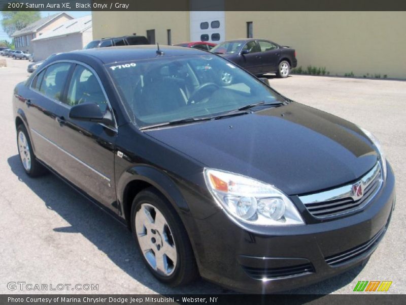 Black Onyx / Gray 2007 Saturn Aura XE
