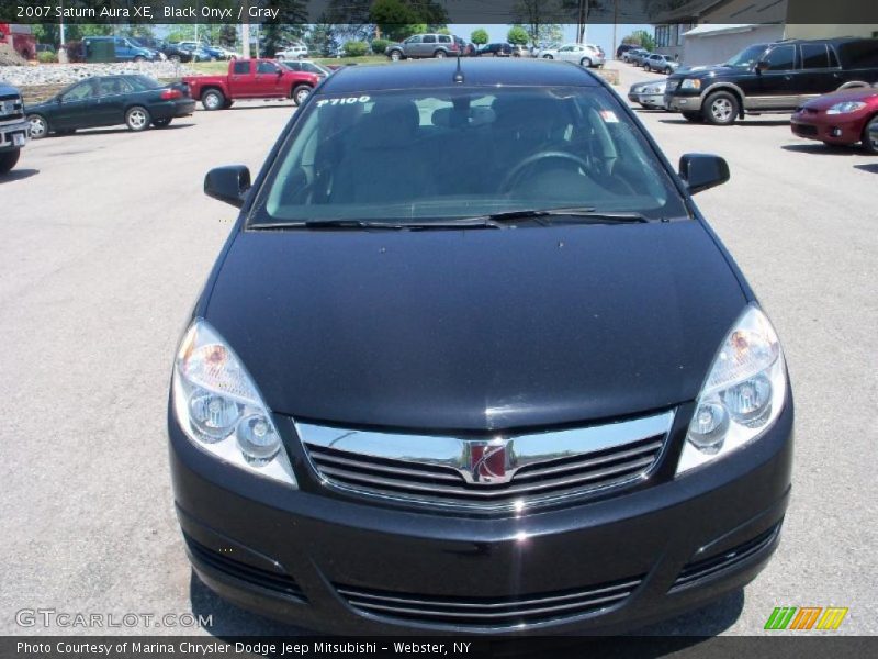 Black Onyx / Gray 2007 Saturn Aura XE