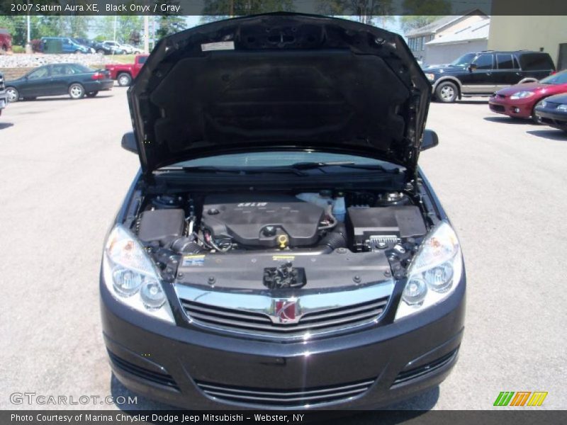 Black Onyx / Gray 2007 Saturn Aura XE
