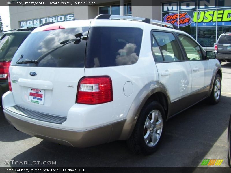 Oxford White / Pebble Beige 2007 Ford Freestyle SEL