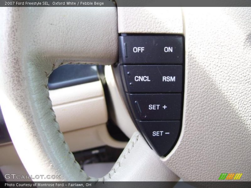 Oxford White / Pebble Beige 2007 Ford Freestyle SEL