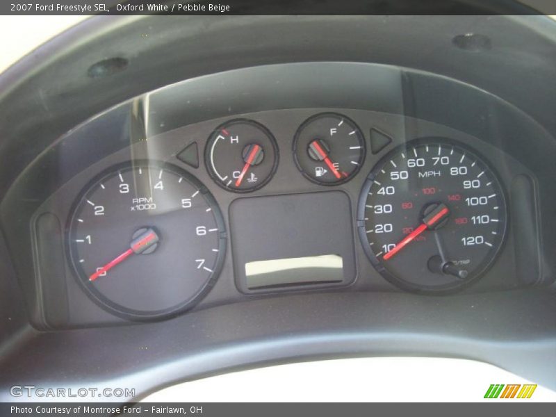 Oxford White / Pebble Beige 2007 Ford Freestyle SEL