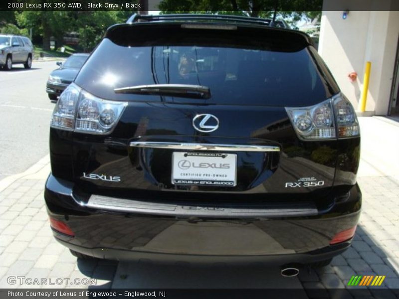 Black Onyx / Black 2008 Lexus RX 350 AWD