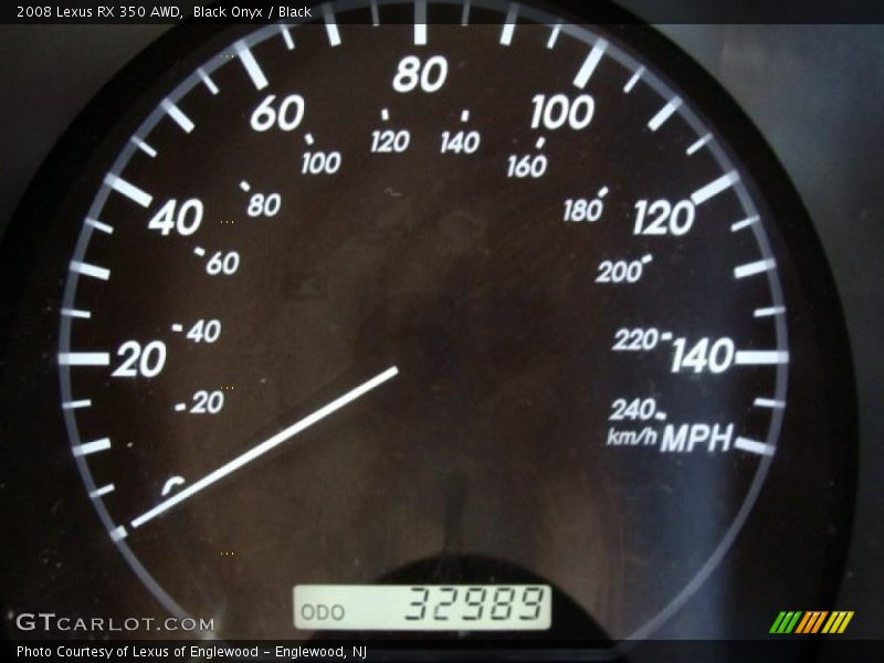 Black Onyx / Black 2008 Lexus RX 350 AWD
