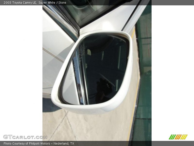 Super White / Stone 2003 Toyota Camry LE