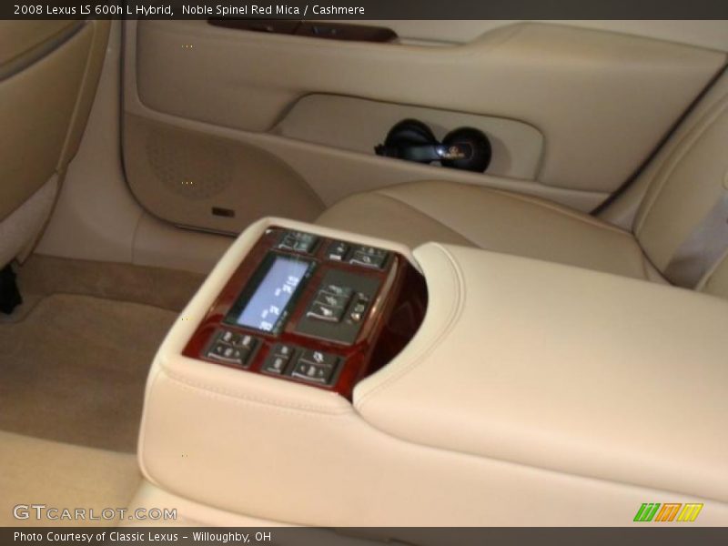 Noble Spinel Red Mica / Cashmere 2008 Lexus LS 600h L Hybrid