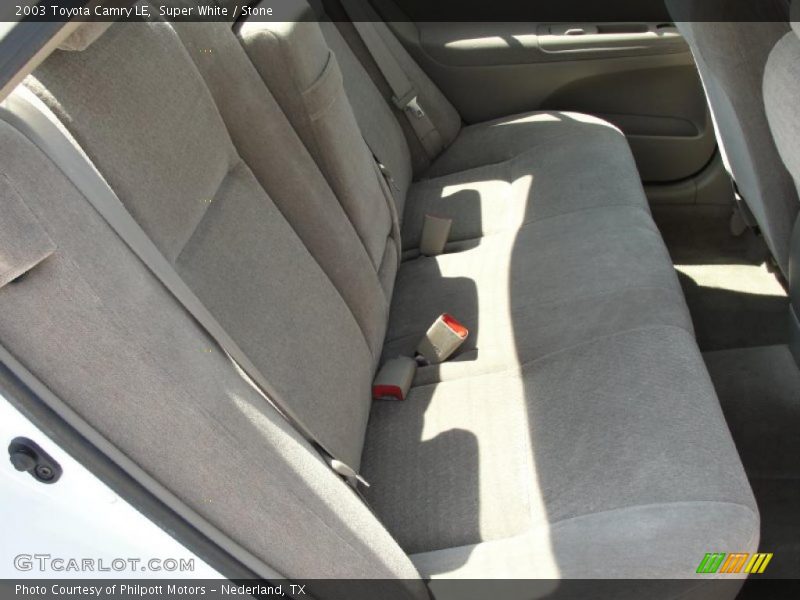 Super White / Stone 2003 Toyota Camry LE
