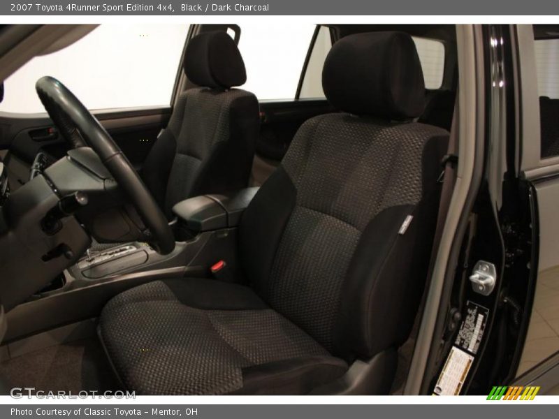 Black / Dark Charcoal 2007 Toyota 4Runner Sport Edition 4x4