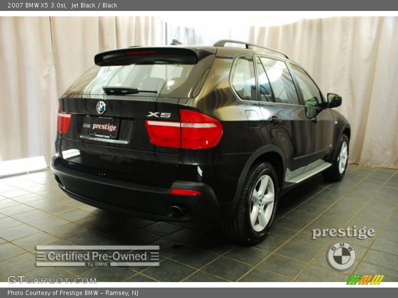 Jet Black / Black 2007 BMW X5 3.0si
