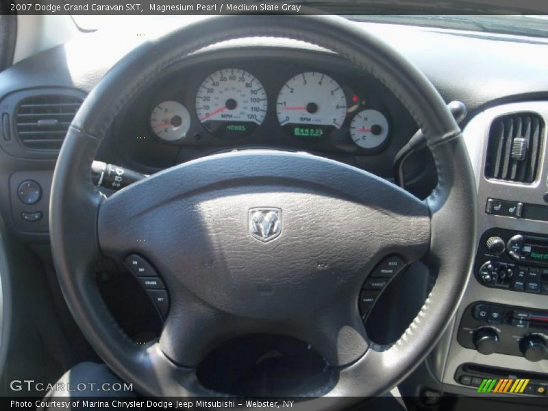 Magnesium Pearl / Medium Slate Gray 2007 Dodge Grand Caravan SXT