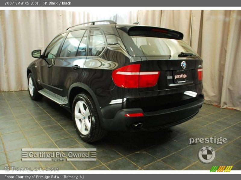 Jet Black / Black 2007 BMW X5 3.0si