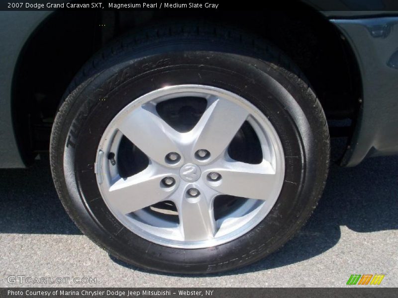 Magnesium Pearl / Medium Slate Gray 2007 Dodge Grand Caravan SXT