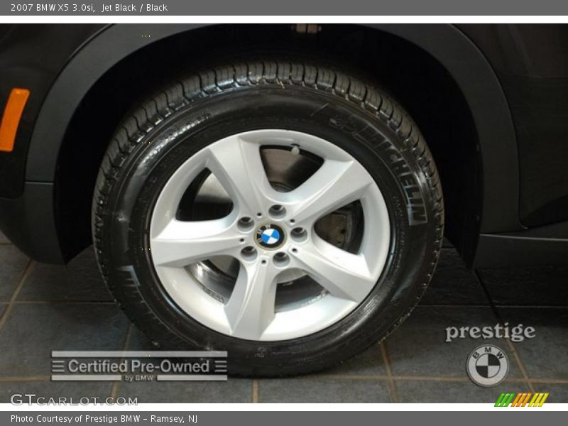 Jet Black / Black 2007 BMW X5 3.0si