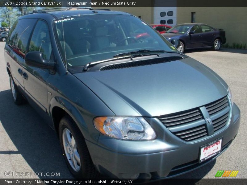 Magnesium Pearl / Medium Slate Gray 2007 Dodge Grand Caravan SXT