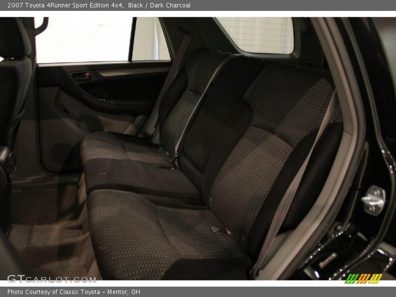 Black / Dark Charcoal 2007 Toyota 4Runner Sport Edition 4x4