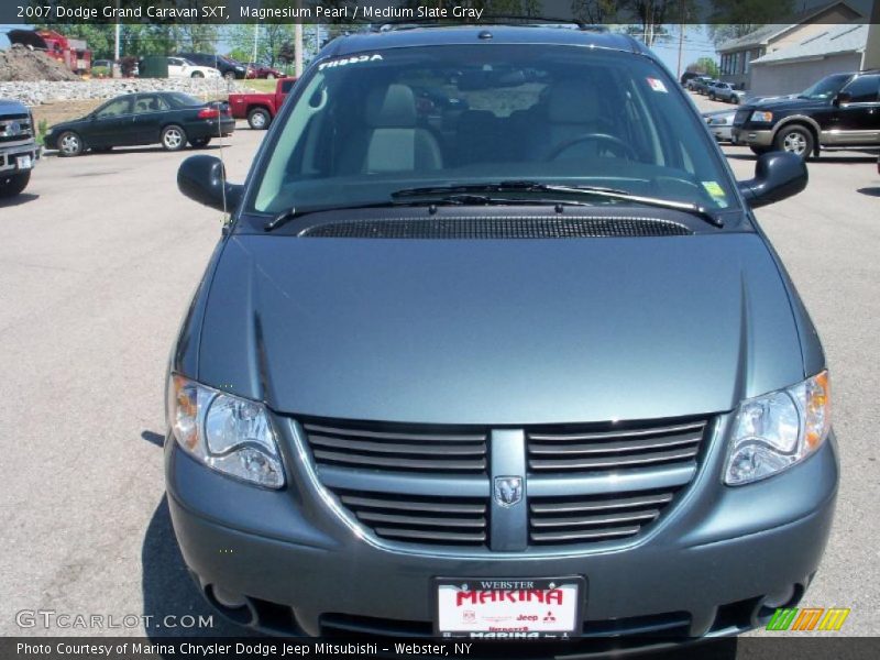 Magnesium Pearl / Medium Slate Gray 2007 Dodge Grand Caravan SXT