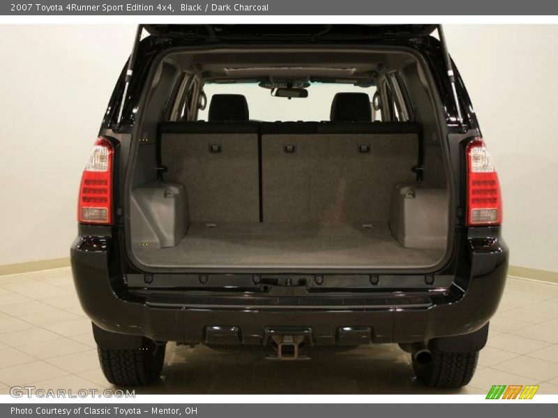 Black / Dark Charcoal 2007 Toyota 4Runner Sport Edition 4x4