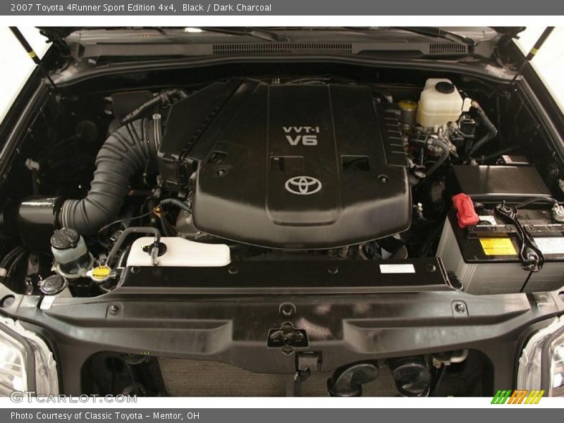 Black / Dark Charcoal 2007 Toyota 4Runner Sport Edition 4x4