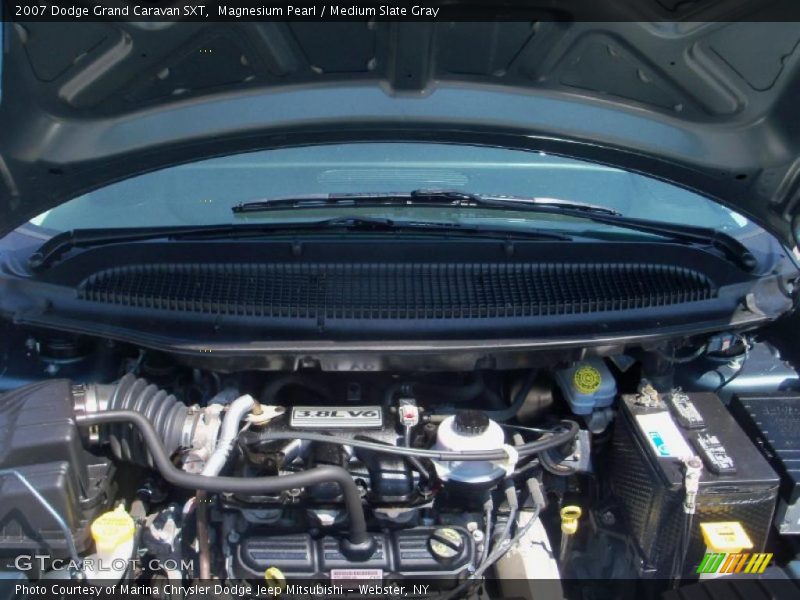 Magnesium Pearl / Medium Slate Gray 2007 Dodge Grand Caravan SXT