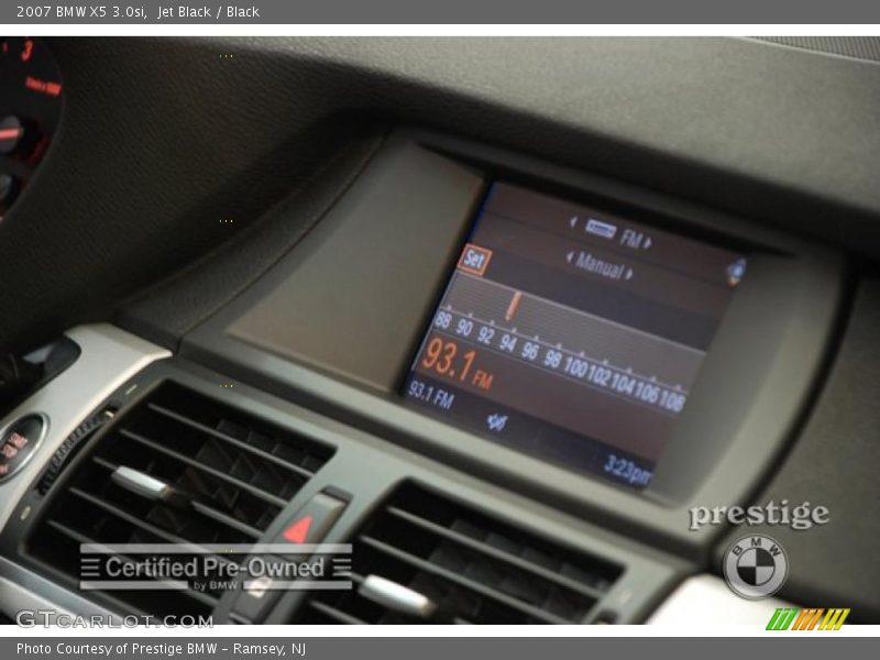 Jet Black / Black 2007 BMW X5 3.0si