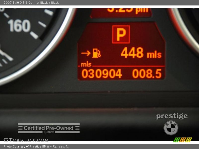 Jet Black / Black 2007 BMW X5 3.0si