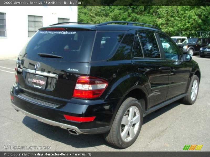 Black / Black 2009 Mercedes-Benz ML 350 4Matic